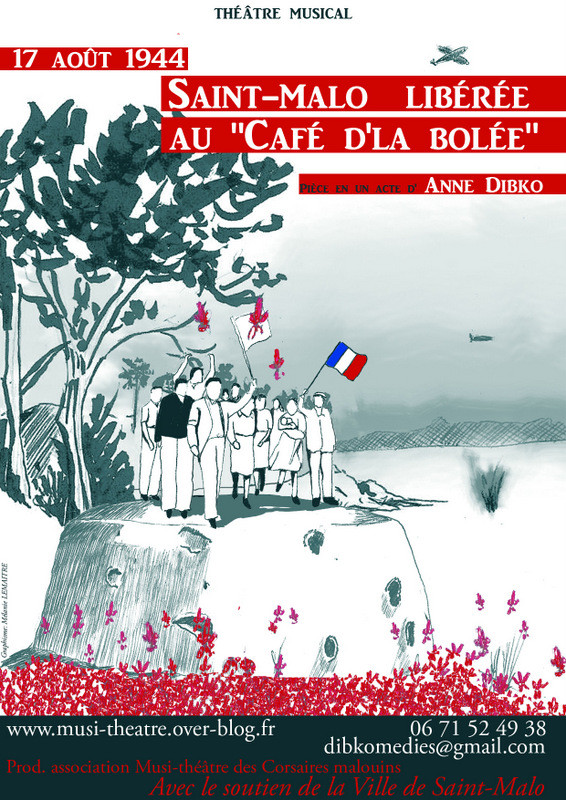 17 août 1944 - Saint-Malo libérée au Café de la bolée