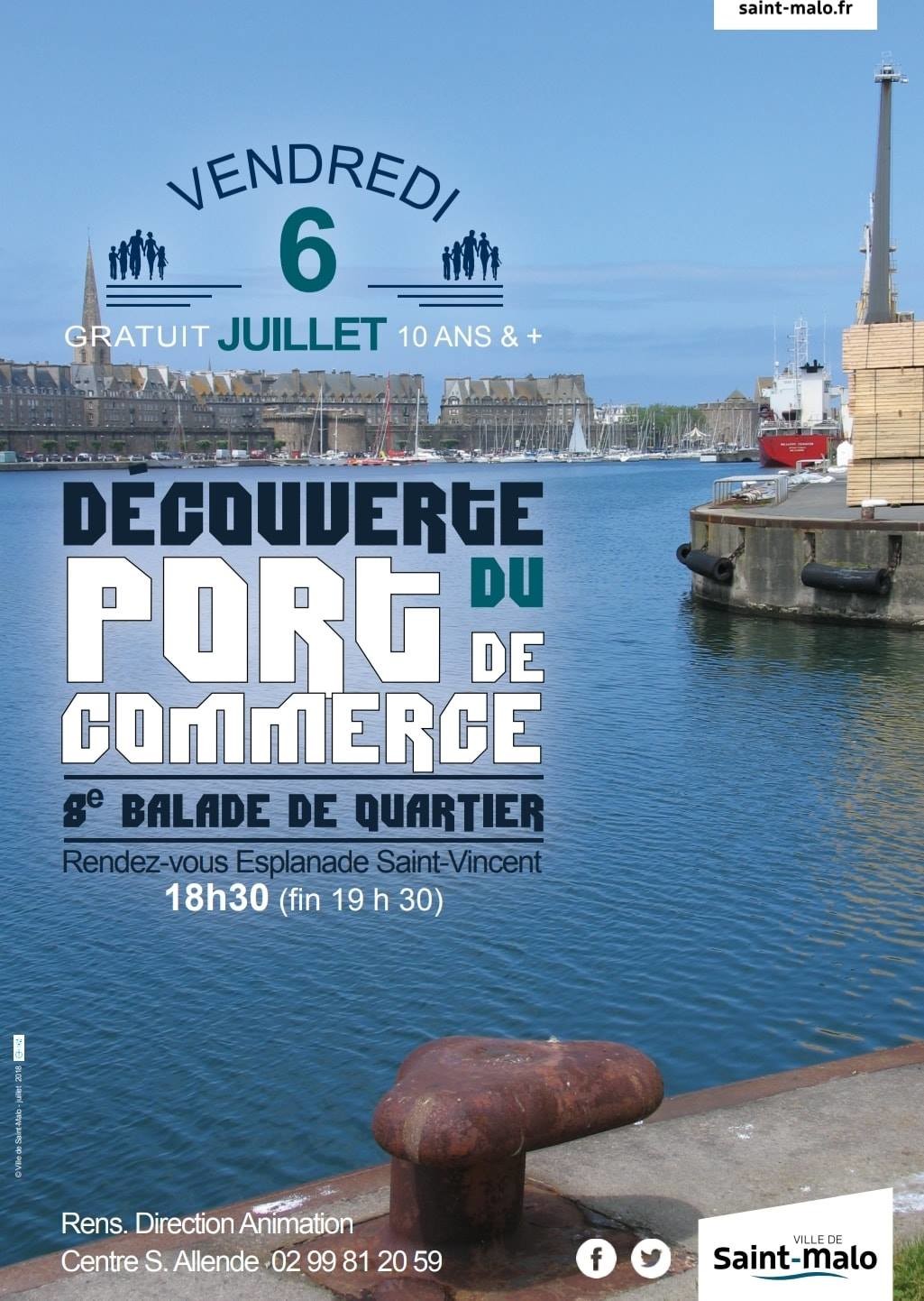 Découverte du port de commerce de Saint-Malo