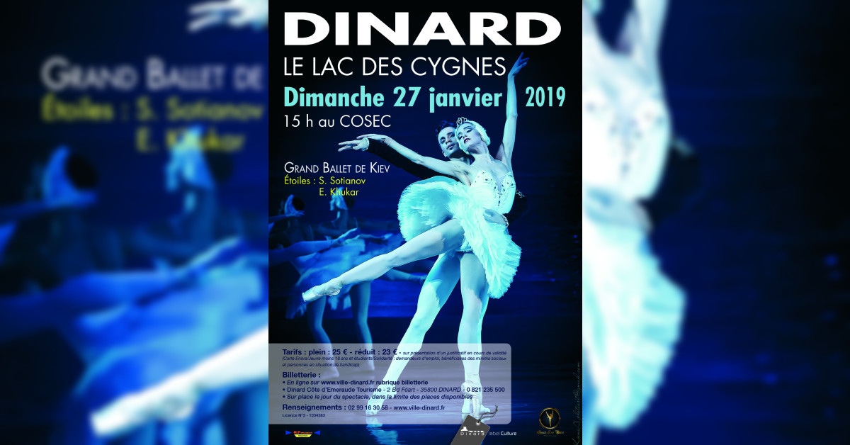 Le Lac des Cygnes par le Ballet de Kiev, danse à Dinard Le Lac des Cygnes par le Ballet de Kiev, danse à Dinard