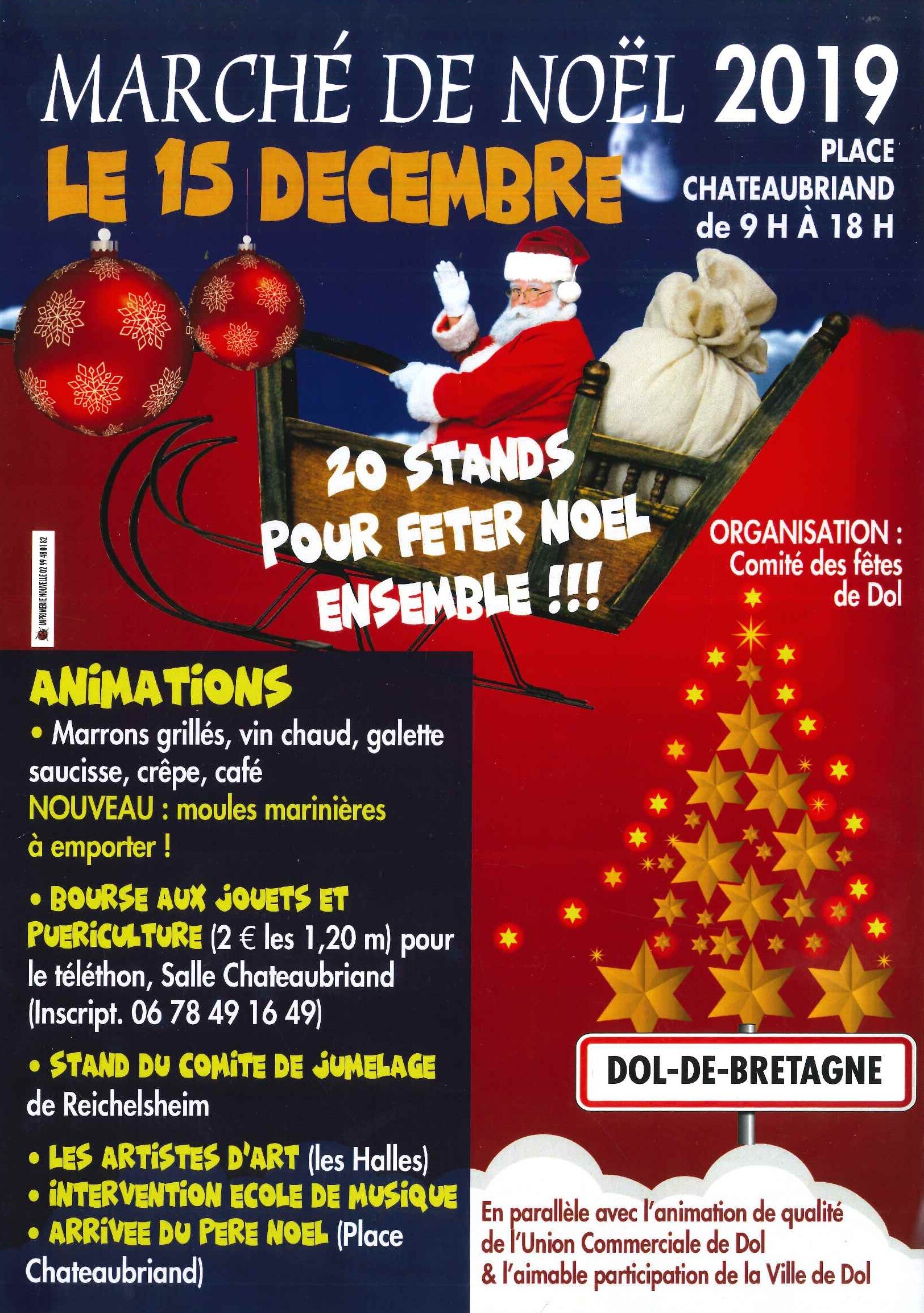 Marché de Noël de Dol de Bretagne