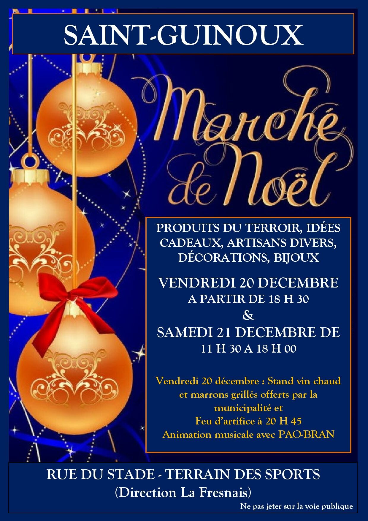Marché de Noël de Saint-Guinoux