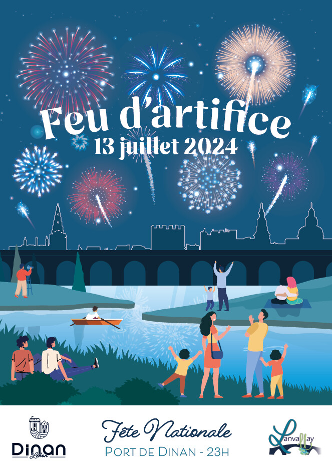 Feu d'artifice de Dinan